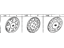 Toyota 42602-02050 Wheel Cap