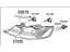 Toyota 81150-AC040 Driver Side Headlight Assembly Composite