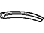 Toyota 02166-86103 Weatherstrip, Center Rail, RH