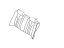 Toyota 71077-03010-D0 Rear Seat Back Cover (For Bench Type)