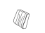 Toyota 71073-03011-D0 Front Seat Back Cover, Right(For Separate Type)
