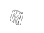 Toyota 71074-03011-D0 Front Seat Back Cover, Left(For Separate Type)
