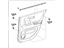 Toyota 67630-48180-A3 Board Sub-Assy, Rear Door Trim, RH