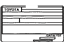 Toyota 11298-21091 Label, Emission Control Information