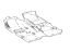 Toyota 58510-47570-C0 Carpet Assembly, Floor