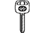 Toyota 69515-30320 Key, Blank