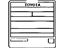 Toyota 11298-31090 Label, Emission Control Information