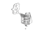 Toyota 81561-74101 Lens & Body, Rear Combination
