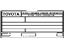 Toyota 11298-21220 Label, Emission Control Information