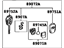 Toyota 89070-42D30 Transmitter Assembly, Do