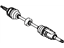 Toyota 43410-12180 Shaft Assembly, Front Drive, Right
