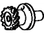 Toyota 13515-38010 Gear, Distributor Drive