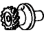 Toyota 13515-75020 Gear, Distributor Drive