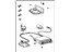 Toyota 86011-60020 Radio & Setting Parts Set