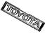 Toyota 75343-90301 Front Fender Name Plate, No.1 (Model Mark)