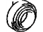 Toyota 90366-50057 Front Differential Case Rear Tapered Roller Bearing