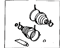 Toyota 04438-32090 Front Cv Joint Boot Kit