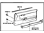 Toyota 67610-2B710-02 Board Sub-Assy, Front Door Trim, RH