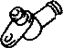 Toyota 44337-0E010 Union, Power Steering Suction Port