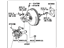 Toyota 47200-08071 Brake Booster Assy, W/Master Cylinder