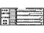 Toyota 16793-31030 Label, Cooling Fan C