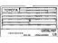 Toyota 11298-22082 Plate, Emission Control Information
