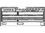 Toyota 11298-31060 Label, Emission Control Information