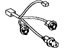 Toyota 81555-42130 Socket & Wire, Rear Co
