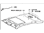 Toyota 63310-06661-B0 HEADLINING Assembly, Roof