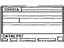 Toyota 11298-28410 Label, Emission Control Information