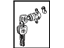 Toyota 69051-60260 Cylinder & Key Set, Door Lock, RH