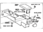 Toyota 58901-12090-03 Box Sub-Assy, Console, Rear