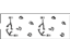 Toyota 04947-08010 Fitting Kit, Disc Brake, Front