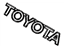 Toyota 75446-52030 Luggage Compartment Door Name Plate, No.6