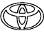Toyota 90975-02041 Radiator Grille Emblem, No.2