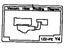 Toyota 17792-22010 Engine Vacuum Hose Information Plate