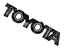 Toyota 75441-12770 Back Door Name Plate