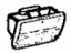 Toyota 74106-12010-11 RECEPTACLE Sub-Assembly, Ash