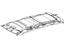 Toyota 63310-08951-B0 HEADLINING Assembly, Roof