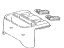 Toyota 58912-04030-B1 Box, Rear Console, Lower