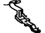 Toyota 78185-20080 Clamp, Accelerator Control Cable