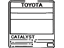 Toyota 11298-0T170 Label, Emission Control Information