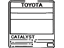 Toyota 11298-28520 Label, Emission Control Information