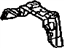 Toyota 57459-12010 Member, Front Floor Cross