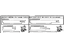 Toyota 74553-01010 Label, Front Seat CAUTI