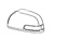 Toyota 87945-0R010 Outer Mirror Cover, Left