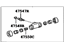 Toyota 47550-02090 Cylinder Assembly, Rear Wheel Brake