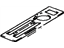 Toyota 55519-12070 Plate, Heater Control Name